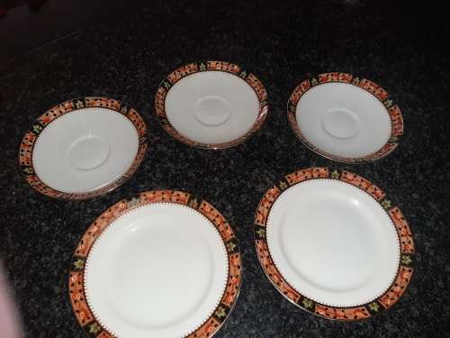 Royal Albert plates and saurces!